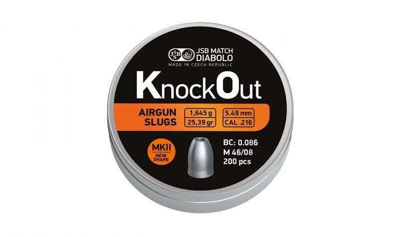 Knock Out Slugs MK 2  /    5,49 mm / 200 stuks / .216 / 25,39 Grain - 1,645 Gram-3348-a
